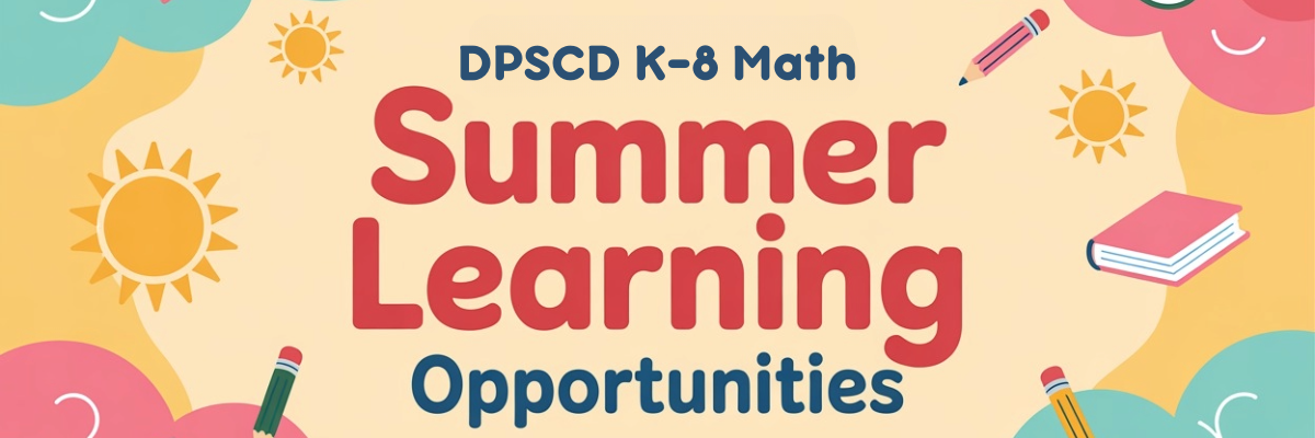 K-8 Math Summer Learning Flyer